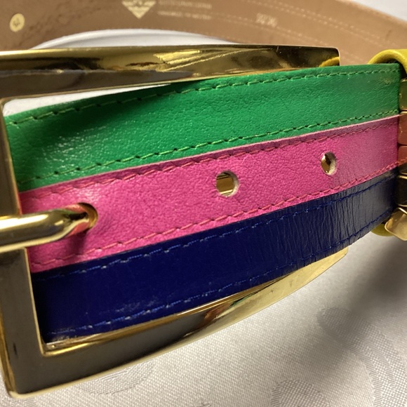 Vivienne Westwood ????? Belt MULTICOLORED size in 37. Awesome LEATHER - Picture 4 of 13